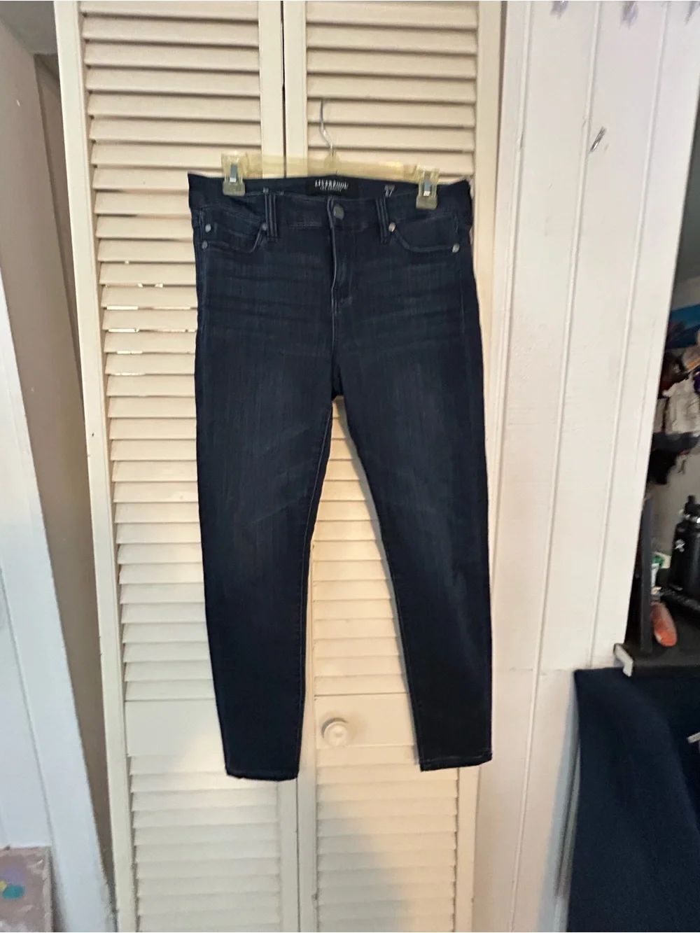 Liverpool Dark Indigo Ankle Skinny Jeans